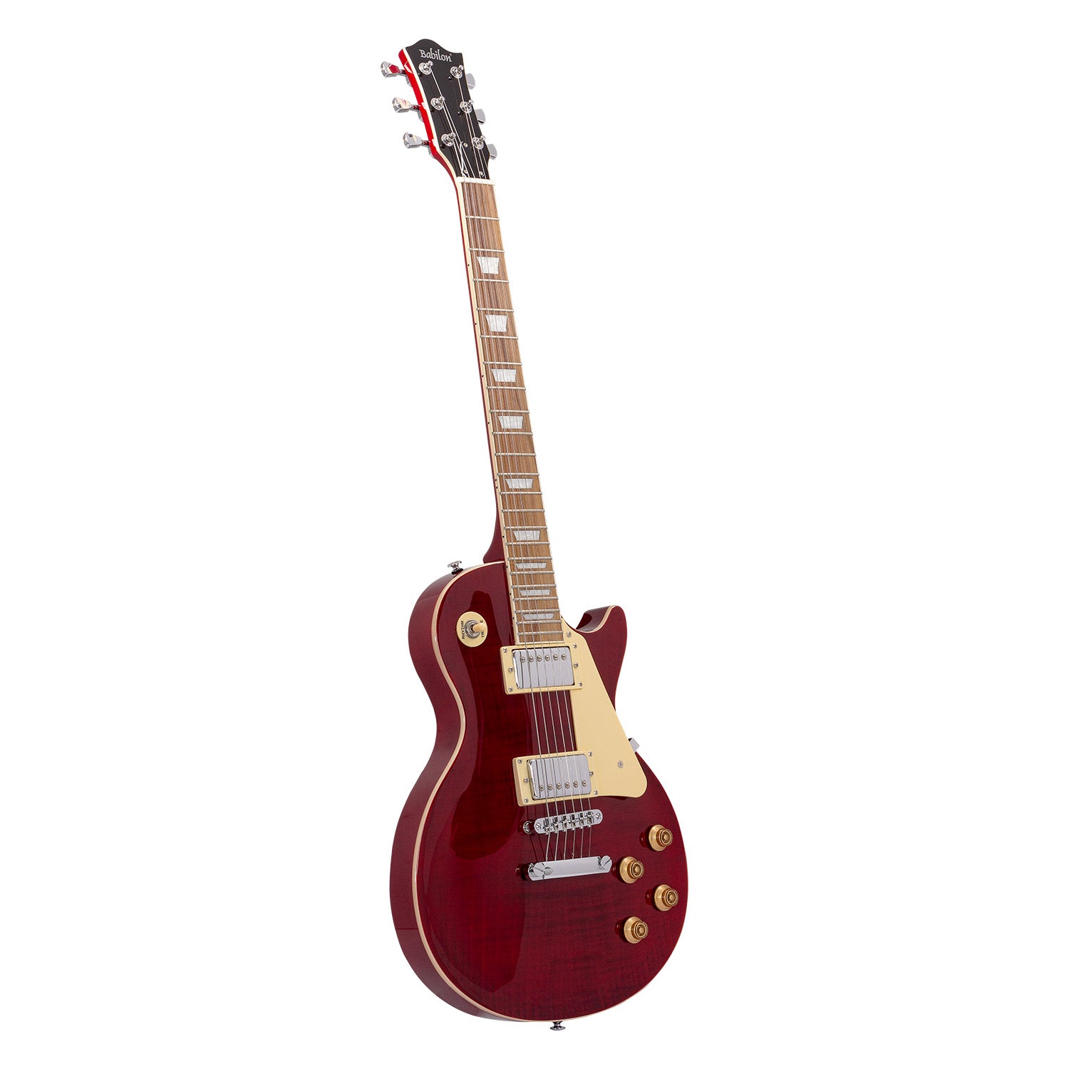 Babilon Cosmos Series Electric Guitar Wine Red with Case-Electric Guitar-Babilon-Hermes Music
